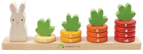 Tender Leaf, Lernspiel, Karottenzählung, Mehrfarbig (1)