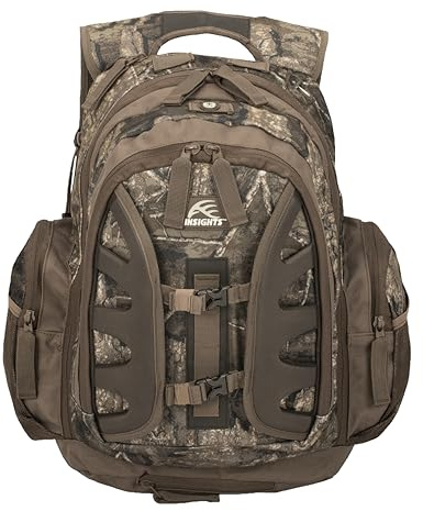 Insights Hunting by frogg toggs - The Element, Heavy Duty 1,831 Cubic Inch Hiking Fishing Camping Hunting Backpack, Realtree Timber