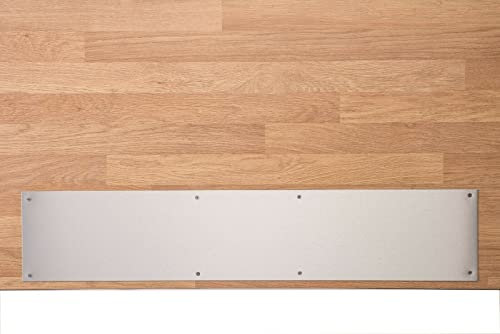 1 Piece of Metal Door Kick Plates - Brushed Stainless Steel 304 Grade (850mm x 150mm)