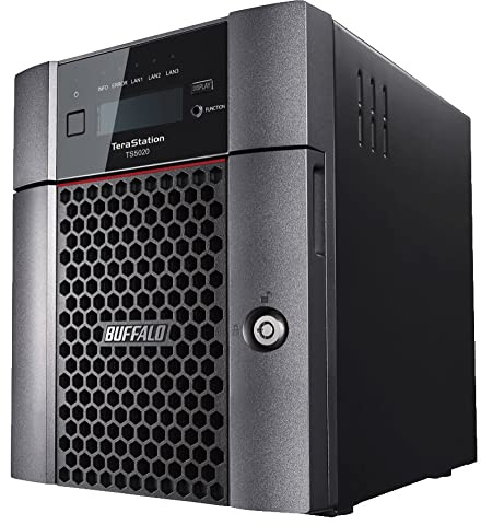 BUFFALO TeraStation 5420DN 4-Bay Business Desktop NAS 32TB (2x16TB) with Hard Drives Included RAID iSCSI Network Storage File Server