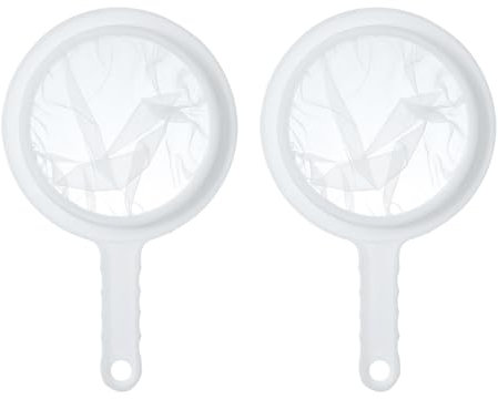 2 setacci da cucina, raffinati 400 maglie in qualità alimentare, perfetti per filtrare latte di soia, succhi di frutta, vino e caffè