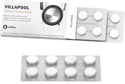 VILLAPOOL 16 Pack BEC250 Espresso Cleaning Tablets Compatible with Breville Espresso Machine
