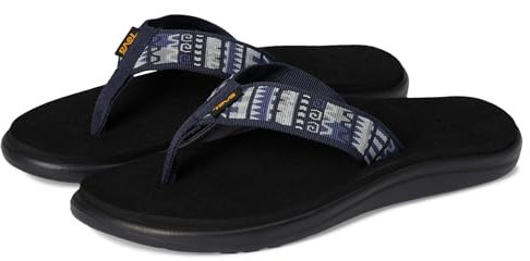 Teva Women's Sandals Flip-Flop, Geo Mashup Navy, 8