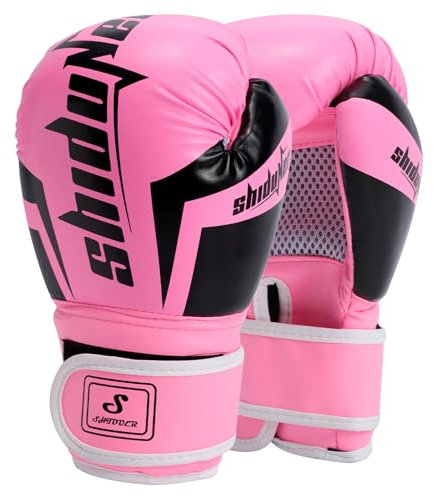 Kinder-Boxhandschuhe, Jungen, Boxhandschuhe, Mädchen, Training, Sparringhandschuhe, 170 g, 227 g, Muay Thai-Handschuhe für Boxsack, Kickboxen für Kinder im Alter von 6–16 Jahren (Rosa, 170 g)