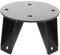 Alipis Chair Chassis Fence Bracket Pergola Straight Bracket Floor Mounting Base Kit Deck Railing Chair Holders Railing Bracket Patio Chair Anchor Base Pergola Brackets Kit Black Steel