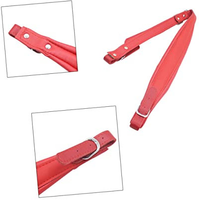 CIMAXIC Akkordeongurt Gepolstert Für Bass Akkordeons Leder Akkordeongurtverlängerungen Wasserfester Akkordeongurt Schultergurt-set Für Akkordeon