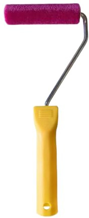 Rulli per pittura - Pennello multifunzionale | Mini rullo per pittura | Rullo per pittura per porte da 18 cm | Manico antiscivolo in spugna in schiuma ad alta densità per arte soffitto mobili esterni