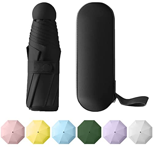 Berrybella Ausdinauto Windproof Mini Travel Umbrella with UPF 50+ Sun & Rain Protection - Ultra Compact & Lightweight, Pocket-Sized for Any Bag