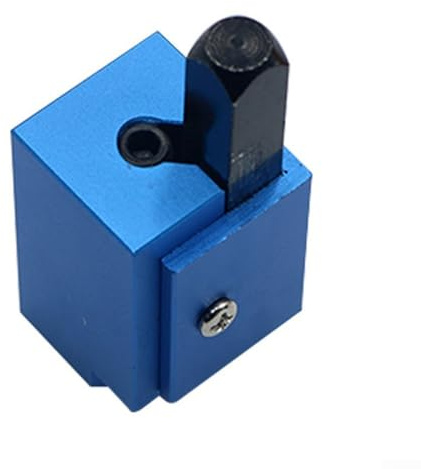 Gdfnmogo Woodworking Right Angle Corner Chisel for Squaring Hinge and Door Lock Recesses, Spring Loaded Mortising Tool for 90 Degree Inside Corners, Cabinet(Blue)