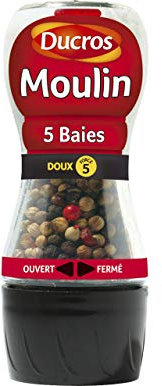 Ducros Moulin Poivre à 5 Baies 24 g