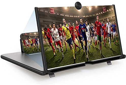 AHOAO - Lupa de pantalla para teléfono móvil, amplificador de pantalla HD extraíble, protección ocular antiradiación, ampliador de pantalla para videos y películas, aumento 3X
