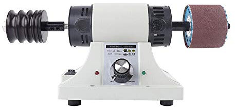 Läderpolermaskin, 8 000 varv/min, läder, polermaskin, 220 V, 350 W, elektrisk kantmaskin, slipmaskin, läder, polerare, läder, kantverktyg, mahogny, sliphuvud