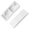 Cockspur White Window Wedges- 5 Pack (5mm)
