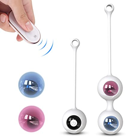 9 Modalità di Màssaggio con Telecomando Silicone Kēgēl Bàll 2 in 1 Palline Per il Pelvico Palline per Donna,USB Ricaricabile,Impermeabile,para Controllo della Vescica ed Esercizi del Pavimento Pelvico
