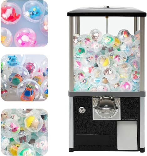 Distributeur automatique de bonbons Petite entreprise Distributeur automatique de gommes Distributeur automatique de prix de dispositif de capsule Machine commerciale de machine de capsule ronde/