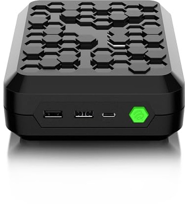 BuzzTV P6 PowerStation 8K Media Device with 8GB RAM, Expandable Storage, Android 13, Dual Quad-Core Processors, and BT-500 Smart Remote