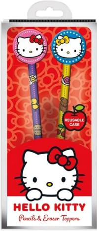 Pyramid Hello Kitty Bleistifte und Aufsätze, 2-teiliges Set