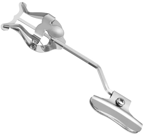 Lira de Clip para Trombón y Trompeta Plata Metal Marcha