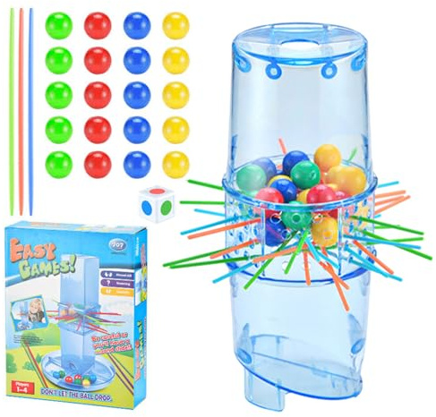 Juego De Tracción De – Tablero De Perlas Y Palos ABS, Juego Interactivo De Eliminación De, Mejora La Coordinación Y Atención -Mano | Actividad Padre-Hijo, Aprendizaje Preescolar,