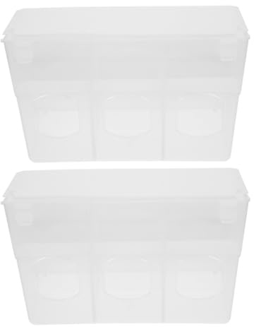 FUTUREORYY Comedero Automático de Plástico Resistente 2 Unidades 3 Agujeros Antidesperdicio para Jaula de Aves Reutilizable y Portátil Suministros para Alimentación de Codornices y