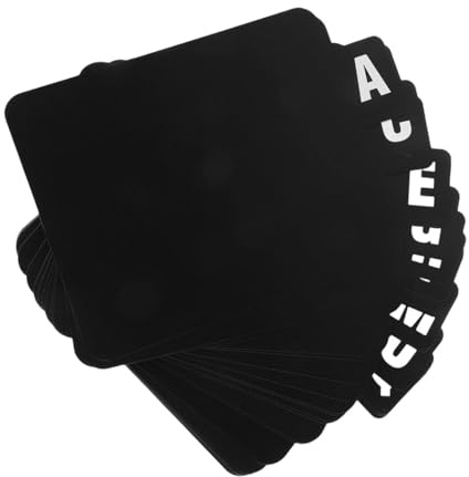 KiBcsLic 26 Separadores de Tarjetas de índice, Tarjetas de Notas, Guías de Tarjetas de índice