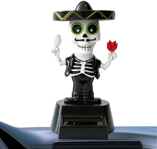 Solenergidriven dansande leksak Bedårande Halloween-Skelett Med Skakande