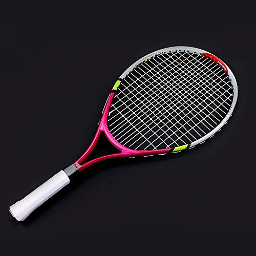 lvifloae barn tennisracket 23 tum, lätt aluminium tennisracket för ungdom nybörjare, slitstark strängtränings tennisutrustning