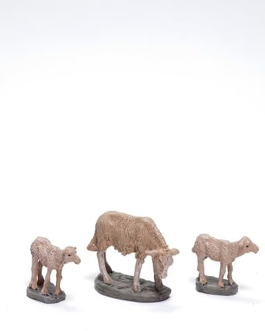 Pecora e Agnellino| Figure misteriose |Figure del presepe |Serie 11 cm| Progettato da José Luis Mayo Decorazione Natalizia |Nascita