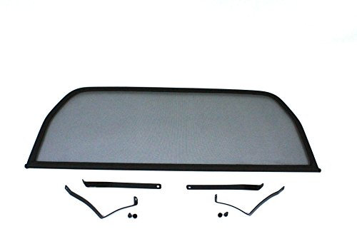 GermanTuningParts Déflecteur de Vent pour Alfa Spider 105 115 (1964-1994) - Noir | Filet Anti-Remous Coupe | Déflecteur d'air