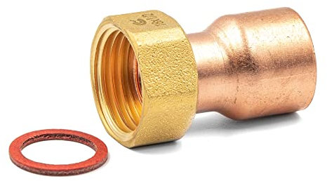 Raccord union orientable à souder - droit pour tube cuivre (22x3/4)