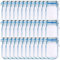 Jucoan 50 Pack Large Wide Mouth Mason Jar Zip Snack Bags, Reusable Airtight Leakproof Plastic Food Storage Zipper Saver for Home Kitchen Freezer Camping Travel Picnic