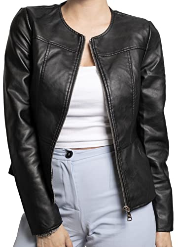 QUEEN HELENA Veste en Cuir Femme Y3002