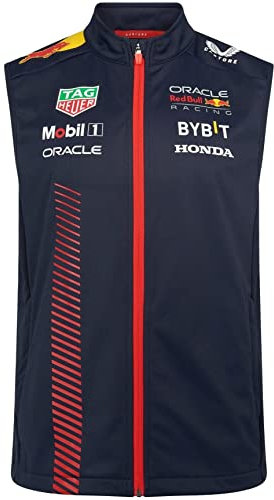 Red Bull Racing F1 Team Formula Ärmellose Jacke Offizielle Formel 1 - Blau - L