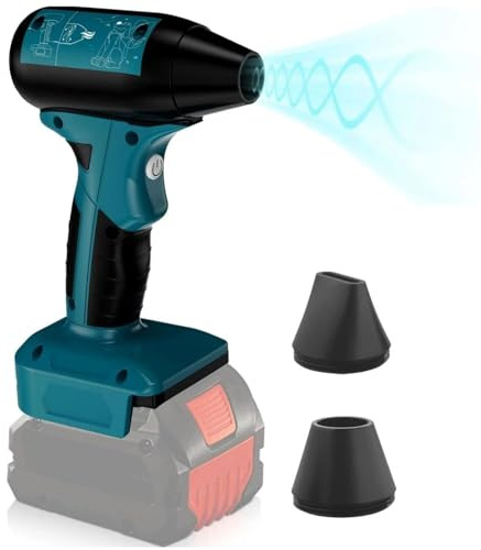 Laubbläser Gebläse für Bosch PBA Akku,Mini Staubbläser,Jet Dry Mini Blower, Druckluft Duster,Elektrische Staubgebläse130000RPM Hochgeschwindigkeitsgebläse,rPC Reinigungsset,air Blower(NO Batterie)