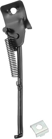 sourcing map Cavalletto posteriore per bicicletta da 30,5 cm con ruota da 30,5 cm, supporto posteriore per bicicletta, nero