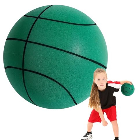 Huitrcrio Silent Pallacanestro, Ba-LL-on Silenzioso Basket, 2025 Nuovo Pallacanestro Indoor Silenzioso, Ba-LL-on Schiuma Allenamento Ad Alta Densità Non Rivestito, Dimensione 3# 5# 7#