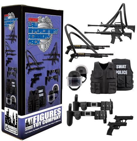 Figures Toy Company Ultimate Law Enforcement Accessory Pack for 6.5 Inch Figures