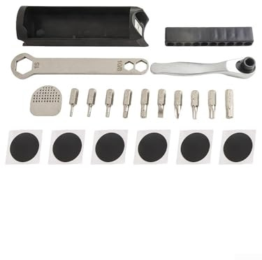 Zilimontt Boîte à outils pour vélo – Cadre compact en métal et plastique – Solution de rangement intégrée avec clé et sac intérieur, compatible avec les modèles A/C/P Line, 140 x 35 (B)