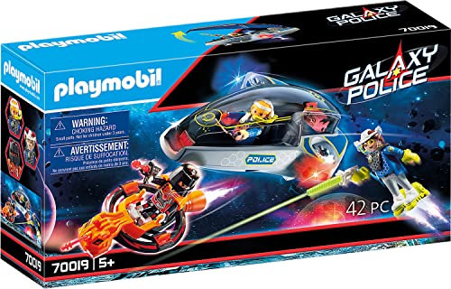 Playmobil Véhicule Volant des policiers de l'espace