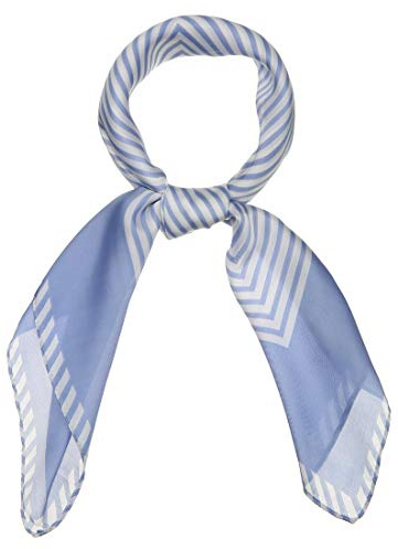 sourcing map Women's Stripe Print Square Scarves Kerchief Neck Scarf | Trendy neckerchief, stylish headband, lightweight hair wrap, chic handbag decor