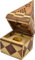 GIFT BRIT Sheesham - Bruciatore di incenso a forma di piramide,