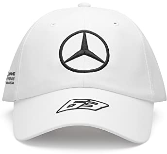 MERCEDES AMG PETRONAS Formula One Team - 2023 George Russell Kappe - Weiß - Unisex - Größe: Einheitsgröße
