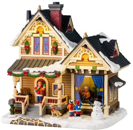 Lemax Christmas Village Christmas Eve At Grandmas 45221 - LED a batteria