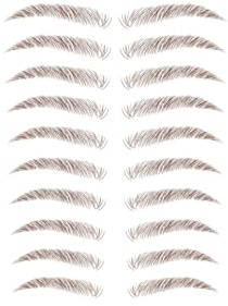YUSSEQDD Cejas auténticas, fácil de aplicar, tinte de cejas similar al cabello para cejas, sin daños, cejas seguras, accesorios profesionales, marrón-03, 1 PC