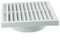HEIBTENY White Slat Grille - Vent Systems - PP Ventilation Cover - Grid Cover - Wall Channel Dehumidifier with Fly Screen - Ventilation Holes for Bathroom (125 mm)