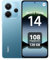 Xiaomi Redmi Note 14 smartphone, 6+128GB, blue, 108MP AI camera system, 5500mAh battery, 120Hz eye-care display, AI features (charger not included)