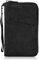 Amexo Reisepass Tasche Reisepass Organizer Dokumenten Reiseorganizer Familie Reiseorganizer mit RFID-Blocker für Damen und Herren Kreditkarten Ausweis und Reisedokumente (Schwarz)