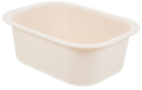 CONGARTENO Bañera Plástica para Niña Resistente y Portátil Cuenco Grueso para Mesa de Cambio Lavabo Infantil para Lavado y Cuidado Compacto para Pequeños