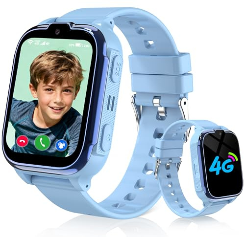 4G Reloj Inteligente Niño con GPS y Llamadas Reloj GPS Niños Teléfono