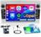 Hikity 2G+64G Android 13 Autoradio Für Opel Corsa Astra Meriva Vivaro Combo Antara mit Wireless Carplay Android Auto 7 Zoll Bildschirm Autoradio mit GPS WiFi FM RDS HI-FI Rückfahrkamera(Silber)